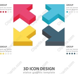3D Arrow Icons Pack