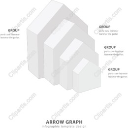 Arrow Graph for Infographic