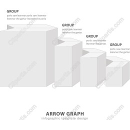Arrow Graph Infographic Template