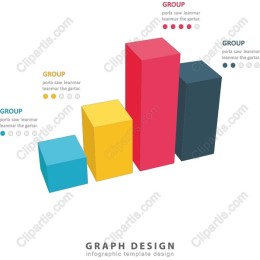 Colorful Bar Graph Infographic Template