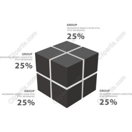 3D Data Cube Infographic