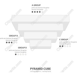 Pyramid Cube Infographic Template