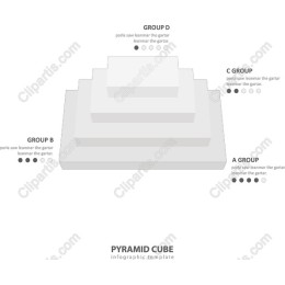Pyramid Cube Infographic Template