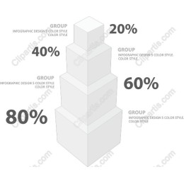 Growth Stacked Bars Infographic