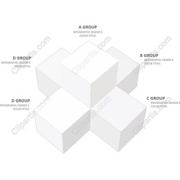 3D Cube Infographic