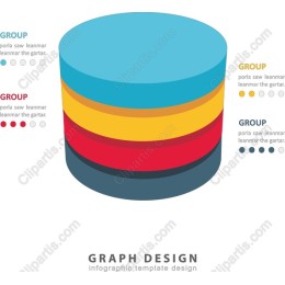 3D Layered Infographic Template