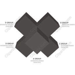 3D Cube Group Infographic