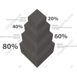 3D Pyramid Infographic