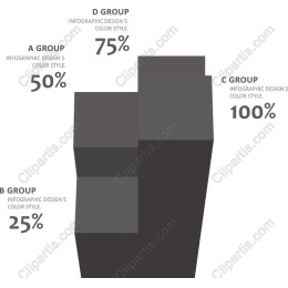 Infographic Stacked Bar Chart
