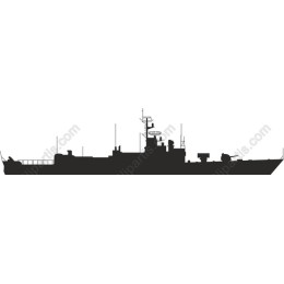 Silhouette Naval Vessel