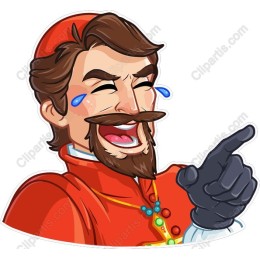 Cheerful Laughing Character