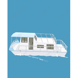 Modern Houseboat