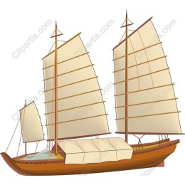 Classic Chinese Junk Boat