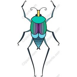 Vibrant Whimsical Insect