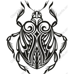 Intricate Stylized Beetle