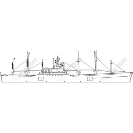 Vintage Cargo Ship