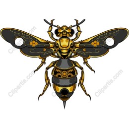 Mechanical Bee - Steampunk Style