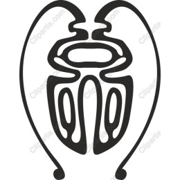 Stylized Scarab