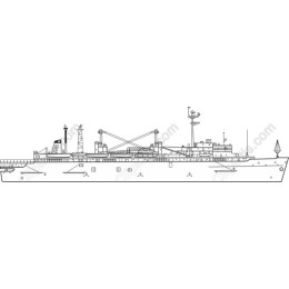 Nautical Vintage Ship