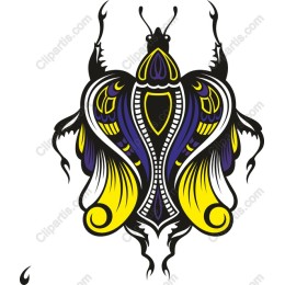 Vibrant Butterfly Clipart