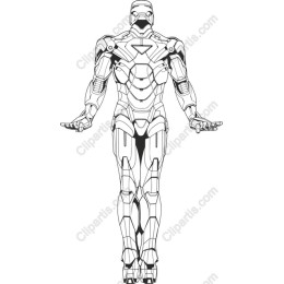 Futuristic Humanoid Robot