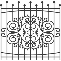 Stunning Wrought Iron Gate