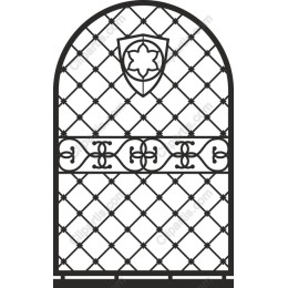 Elegant Wrought Iron Gate