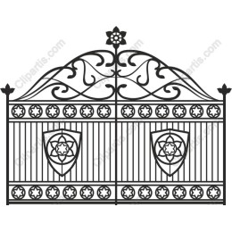 Ornate Wrought Iron Gate