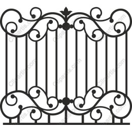 Ornate Wrought-Iron Gate