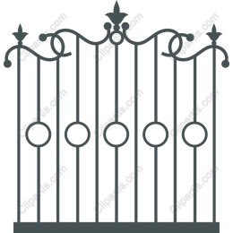 Elegant Wrought Iron Gate