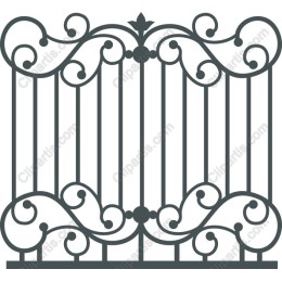Decorative Wrought Iron Gate