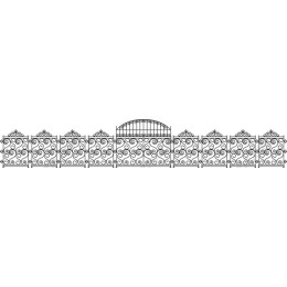 Decorative Iron Gate