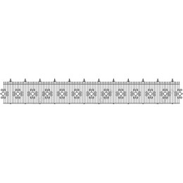 Elegant Ornate Fence