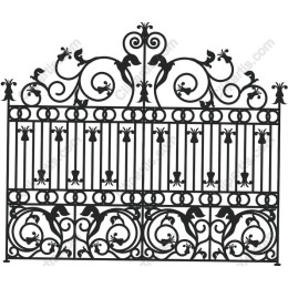 Ornate Wrought Iron Gate