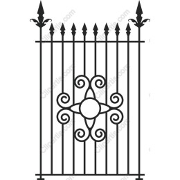 Decorative Iron Gate
