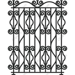 Intricate Decorative Fence