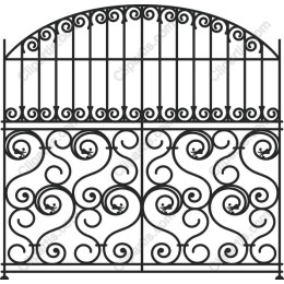 Ornate Wrought Iron Gate