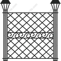Ornate Garden Fence