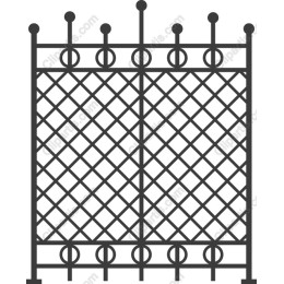Elegant Decorative Fence
