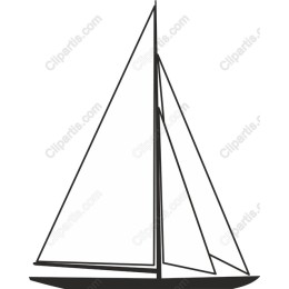 Minimalist Sailboat