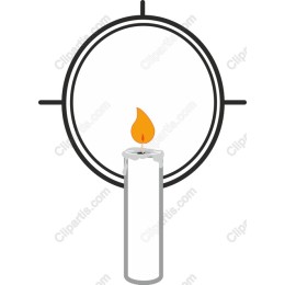 Bullseye Candle