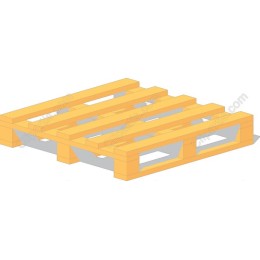 Yellow Wooden Pallet