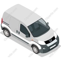 Isometric Delivery Van