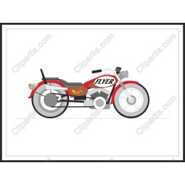 Vintage Motorcycle Flyer