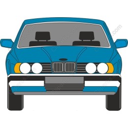 Classic Blue Car