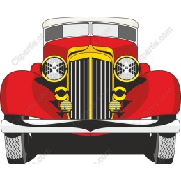 Vintage Red Car - 1930s Classic