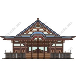 Elegant Japanese Temple