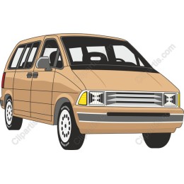 Classic Beige Family Van