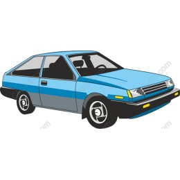 Classic Blue Car
