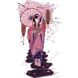 Cherry Blossom Geisha